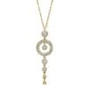 0.53ct 14k Yellow Gold Diamond Necklace