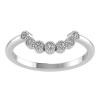Roman Arch Millgrain Seven Stone Tiara Band
