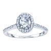 Rm1301v-14k White Gold Oval Cut Halo Diamond Semi Mount Engagement Ring