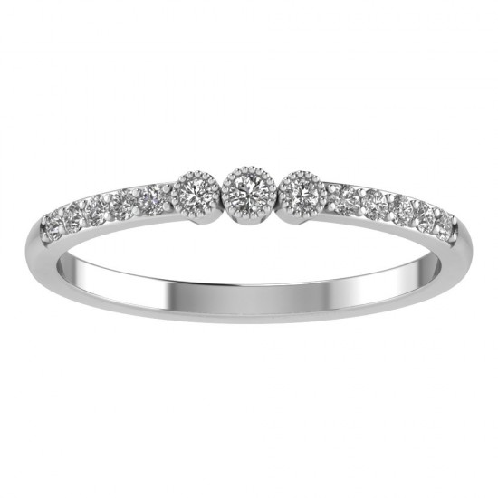 Vintage Pave Diamond Band