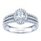 Rm1394v-14k White Gold Halo Semi Mount Engagement Ring