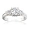 Rm240-14k White Gold Semi Mount Engagement Ring From Nostalgic Collection