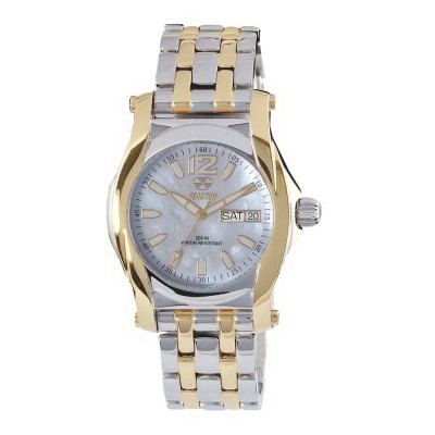 CURIE Gold-plated 2-tone Stainless Dial White Mother of Pearl Gold-plated 2-tone Stainless Bracelet