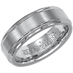 Tungsten Carbide 6mm Comfort Fit Exquisite Wedding Band