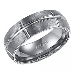 Tungsten Carbide 8mm Comfort Fit Bolton Wedding Band
