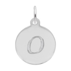 Petite Initial Disc - Script O