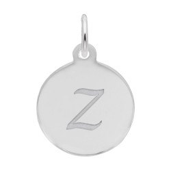 Petite Initial Disc - Script Z