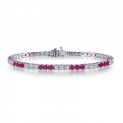 Alternating Tennis Bracelet