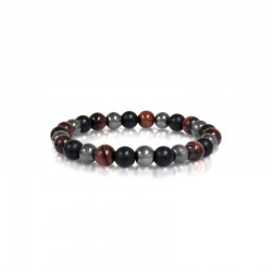 Italgem Steel Bead Bracelet