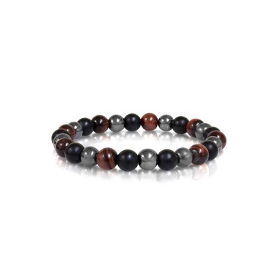 Italgem Steel Bead Bracelet