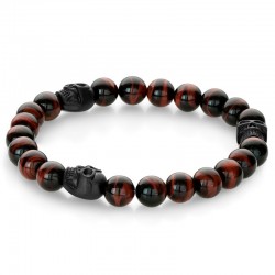 Italgem Steel Bead Bracelet