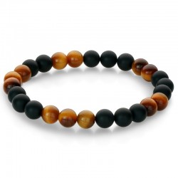Italgem Steel Bead Bracelet