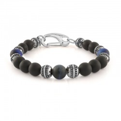 Italgem Steel Bead Bracelet