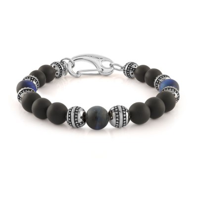 Italgem Steel Bead Bracelet