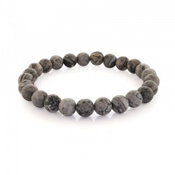 Italgem Steel Bead Bracelet