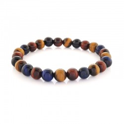 Italgem Steel Bead Bracelet