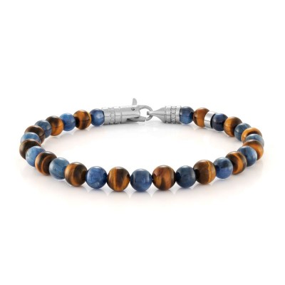 Italgem Steel Bead Bracelet