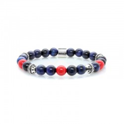 Italgem Steel Bead Bracelet