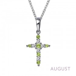August Birthstone Necklace