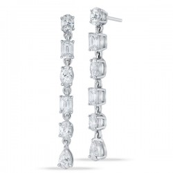 Lab Grown Diamond Drop Earrings