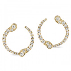 Lab Grown Diamond Hoop Earrings
