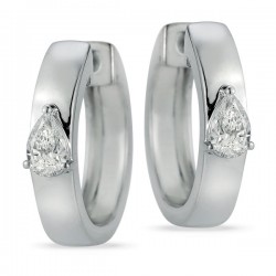 Lab Grown Diamond Hoop Earrings