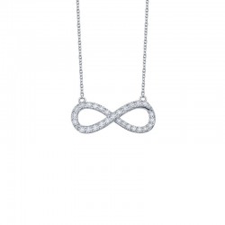 0.33 CTW Infinity Necklace