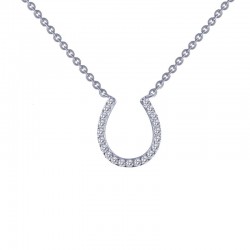 0.21 CTW Horseshoe Necklace