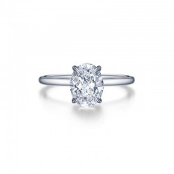 Oval Solitaire Engagement Ring