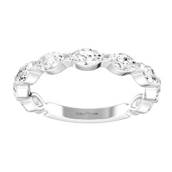 White Gold Diamond Bridal Band Ring 1.00 CT