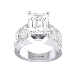 White Gold Semi-Mount Diamond Ring 1.70 CT