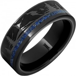 Black Diamond Ceramic&trade; Mountain Pine Lapis Ring