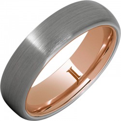 Hidden Gold™ Rugged Tungsten™ Satin Finish Ring