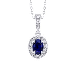 White Gold Diamond Nimbus Pendant  0.30 CT