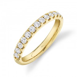 0.55ct 14k Yellow Gold Diamond Lady