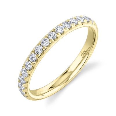 0.40ct 14k Yellow Gold Diamond Lady's Band