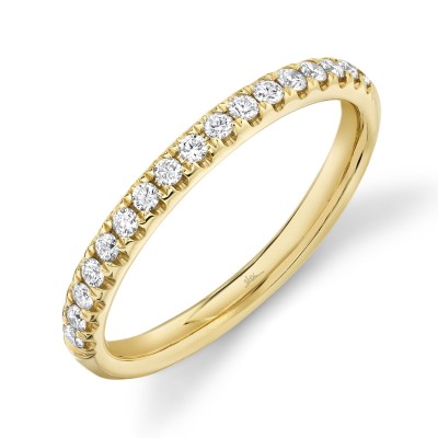 0.25ct 14k Yellow Gold Diamond Lady's Band
