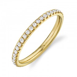 0.40ct 14k Yellow Gold Diamond Eternity Lady