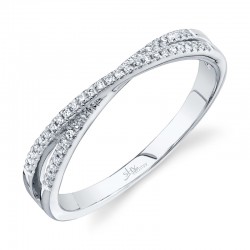 0.09ct 14k White Gold Diamond Lady