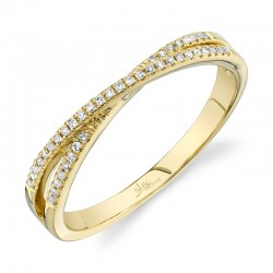 0.09ct 14k Yellow Gold Diamond Lady