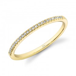 0.08ct 14k Yellow Gold Diamond Lady