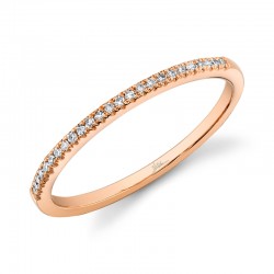 0.08ct 14k Rose Gold Diamond Lady