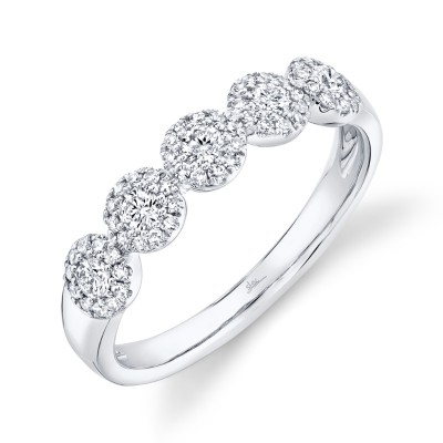 0.40ct 14k White Gold Diamond Lady's Band