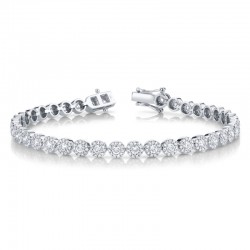 3.03ct 14k White Gold Diamond Lady
