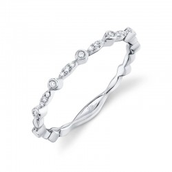 0.06ct 14k White Gold Diamond Lady