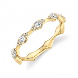 0.38ct 14k Yellow Gold Diamond Lady