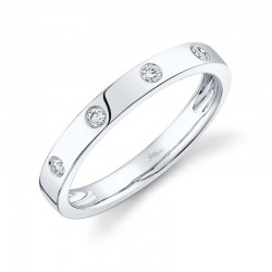 0.07ct 14k White Gold Diamond Lady