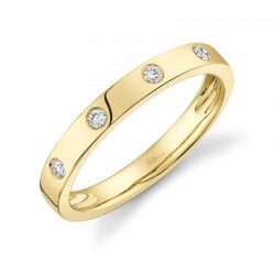 0.07ct 14k Yellow Gold Diamond Lady