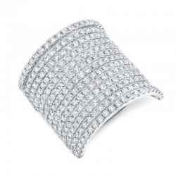 2.86ct 14k White Gold Diamond Pave Lady