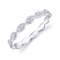 0.13ct 14k White Gold Diamond Lady